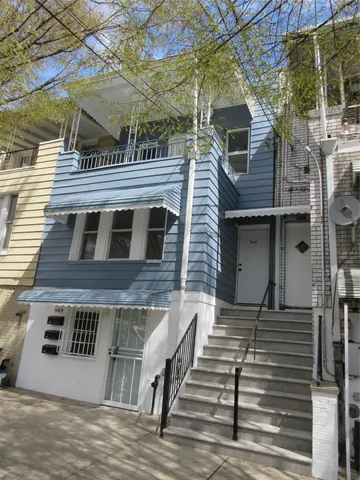 a view of a house with a door