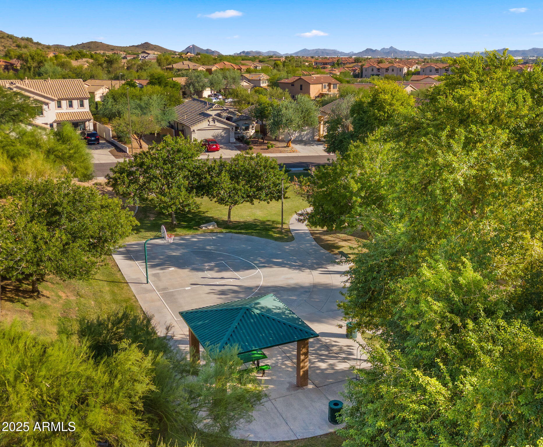 2215 West Peak View Road Phoenix, AZ 85085 - Photo 50 of 51 an aerial view of a house with a yard