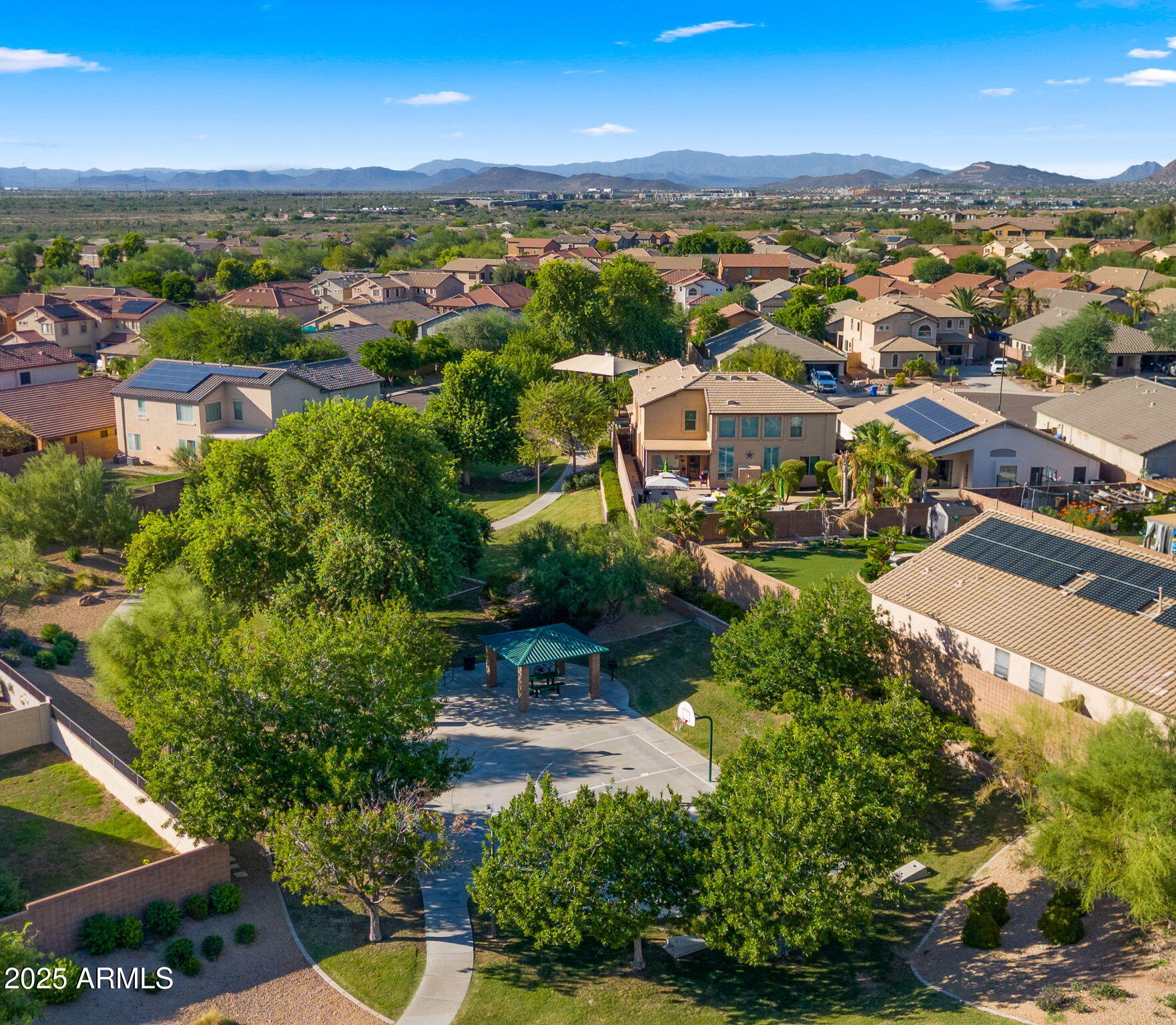 2215 West Peak View Road Phoenix, AZ 85085 - Photo 51 of 51 an aerial view of residential building with outdoor space and ocean view