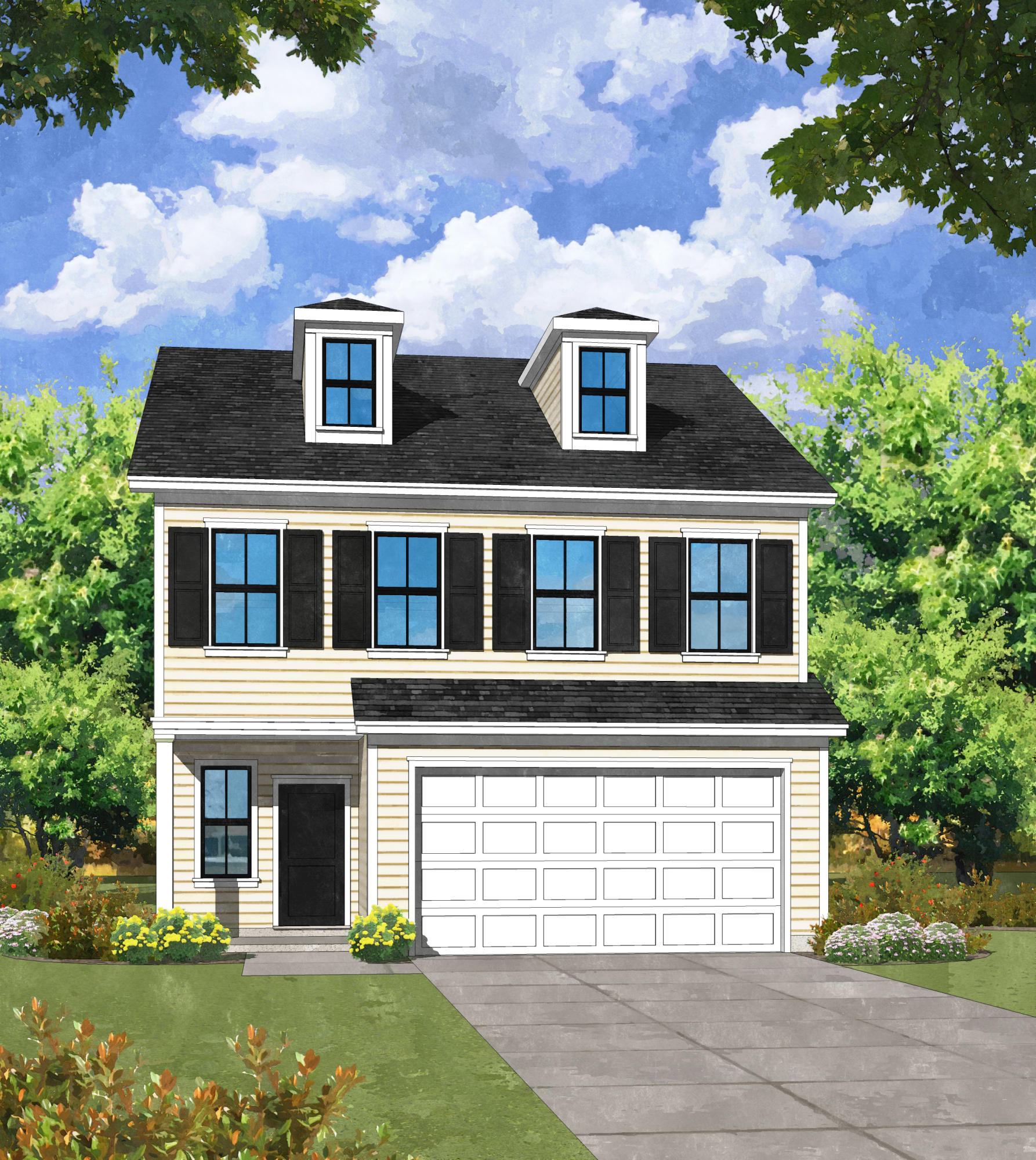 254 Gulledge Street Moncks Corner, SC 29461 - Photo 1 of 2 Hampton B Rendering