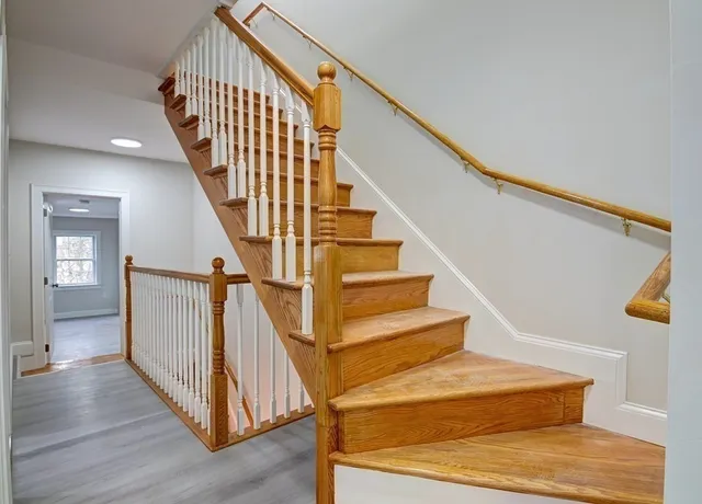 a front view of a house with entryway