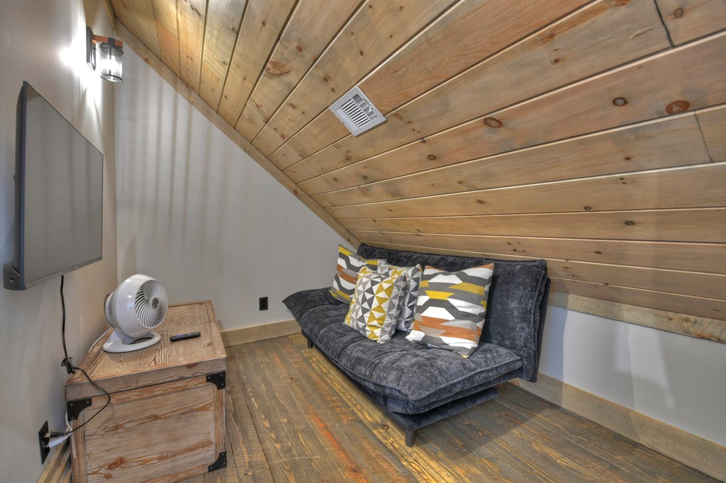 472 Overlook Drive Blue Ridge, GA 30513 - Photo 34 of 70 a living room with furniture and a flat screen tv