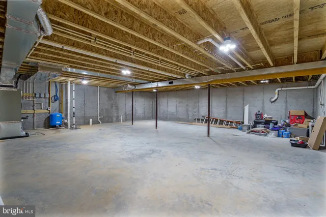 a view of storage and utility room with stuff