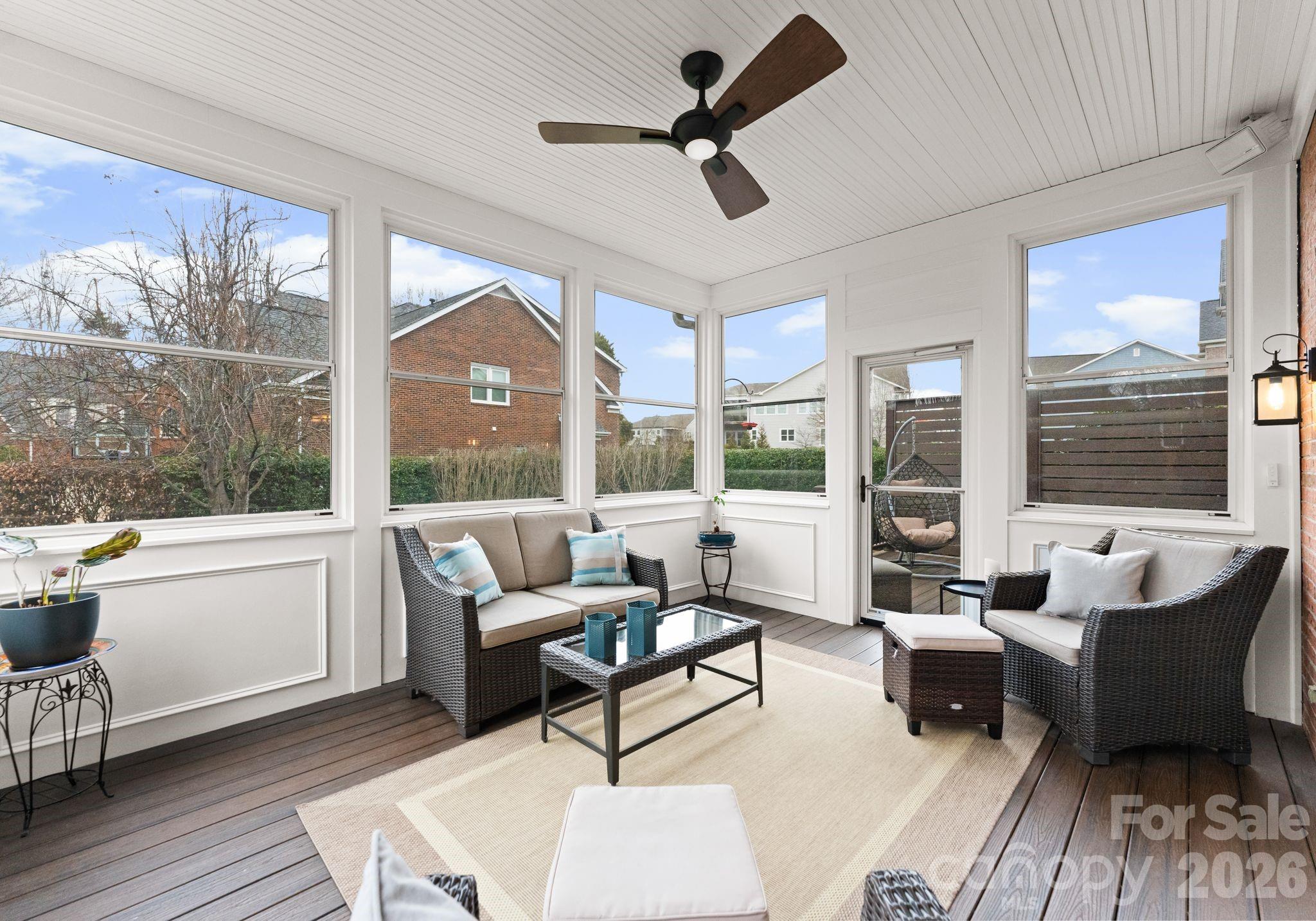 10012 Paradise Ridge Road Charlotte, NC 28277 - Photo 36 of 48 a living room with furniture and a large window