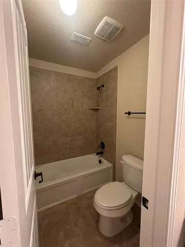 an empty room with a door