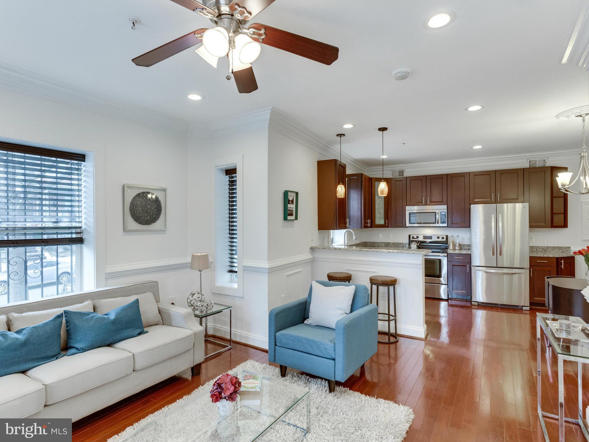 161 Randolph Place Northwest, Unit 2 Washington, DC 20001 - Photo 3 of 19 Living Room