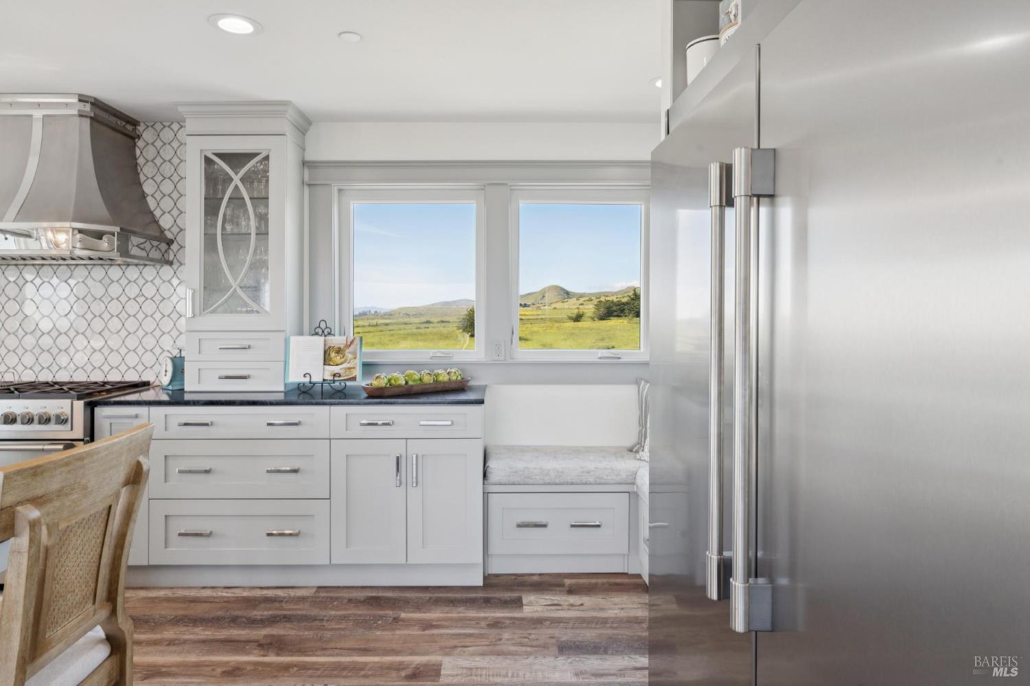 88 Cypress Loop Bodega Bay, CA 94923 - Photo 42 of 88 Cozy kitchen nook with window seat overlooking Brooks Gulch.