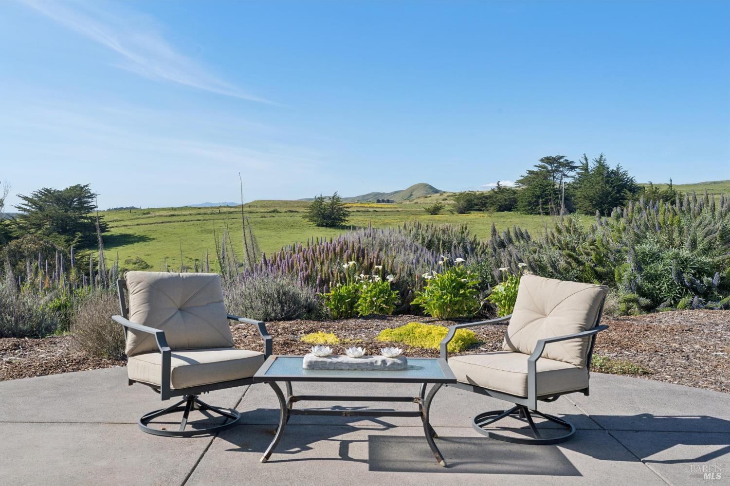 88 Cypress Loop Bodega Bay, CA 94923 - Photo 62 of 88 Spot the wildlife on the vast hillside while relaxing from your back patio surrounded by low-maintenance landscaping. A private setting enhanced by the natural surroundings of Brooks Gulch. If you look to the left you can see the ocean.