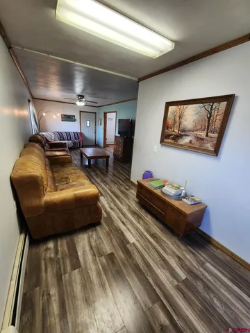 a room with furniture and a couch