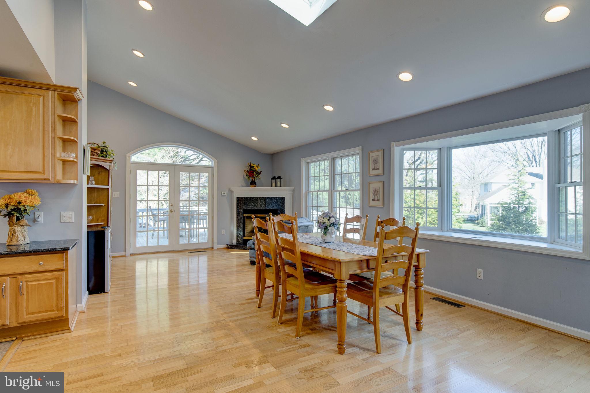 739 Tory Hollow Road Berwyn, PA 19312 - Photo 8 of 34 Breakfast area with skylight and deck access