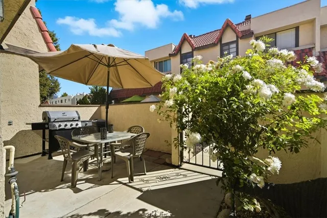 a view of a building along the road