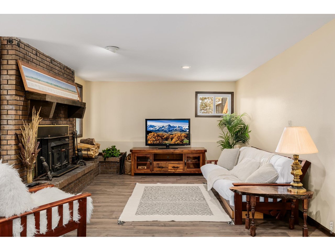 37 High View Lane Boulder, CO 80302 - Photo 24 of 50 a living room with furniture and a flat screen tv