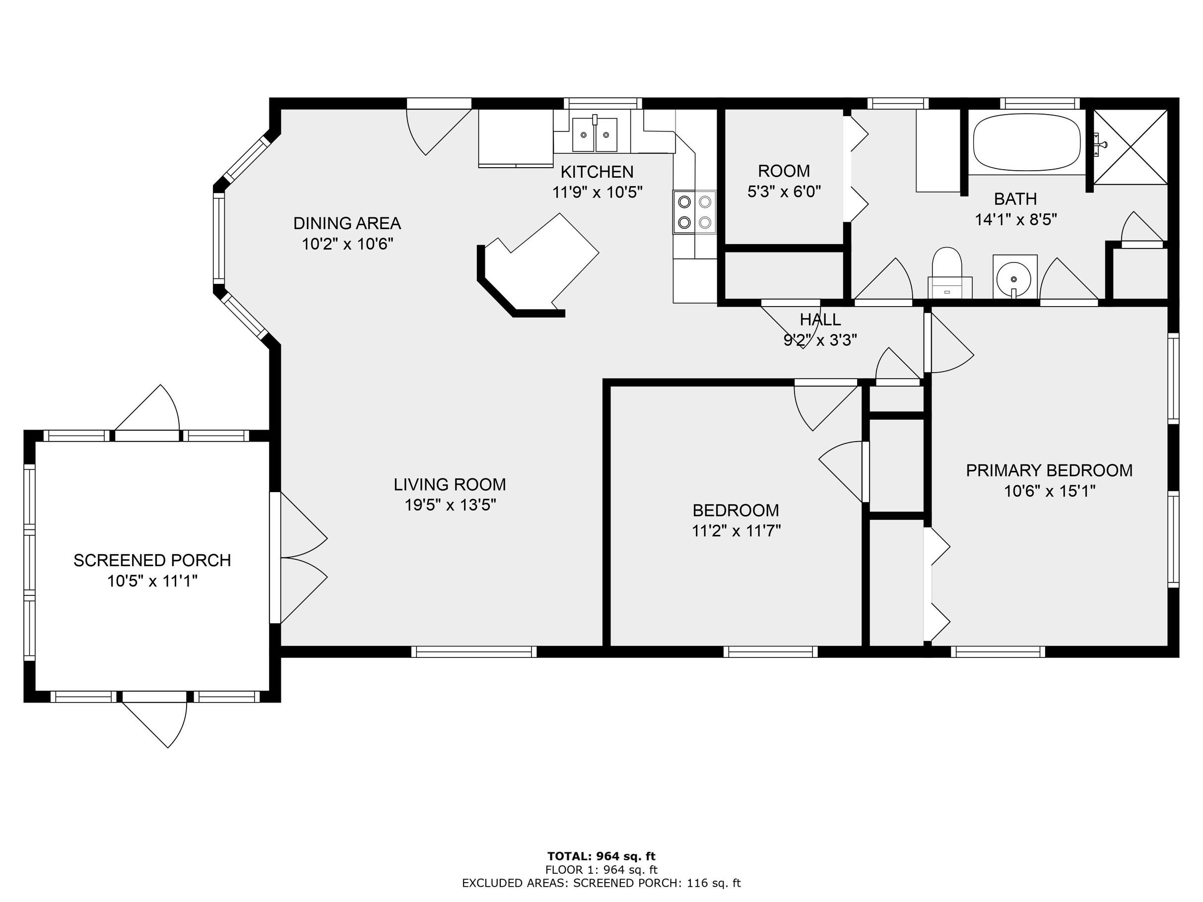 1192 Ridgewood Drive Lillian, AL 36549 - Photo 35 of 36 Floor Plan