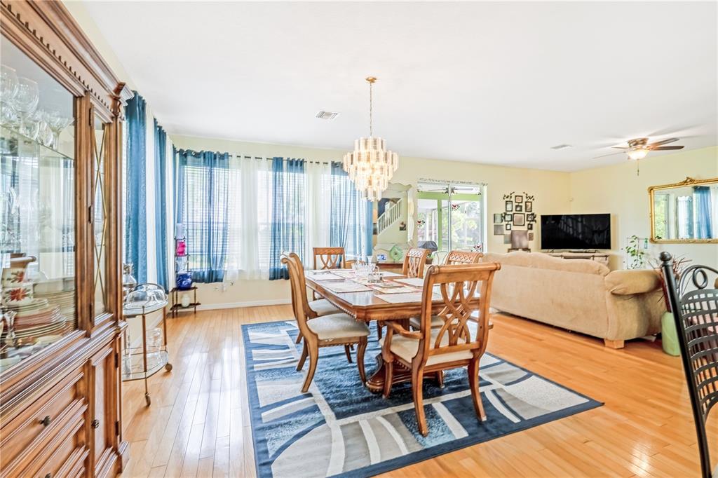 2060 Doyle Road Deltona, FL 32738 - Photo 29 of 43 a view of a dining room with furniture window and outside view