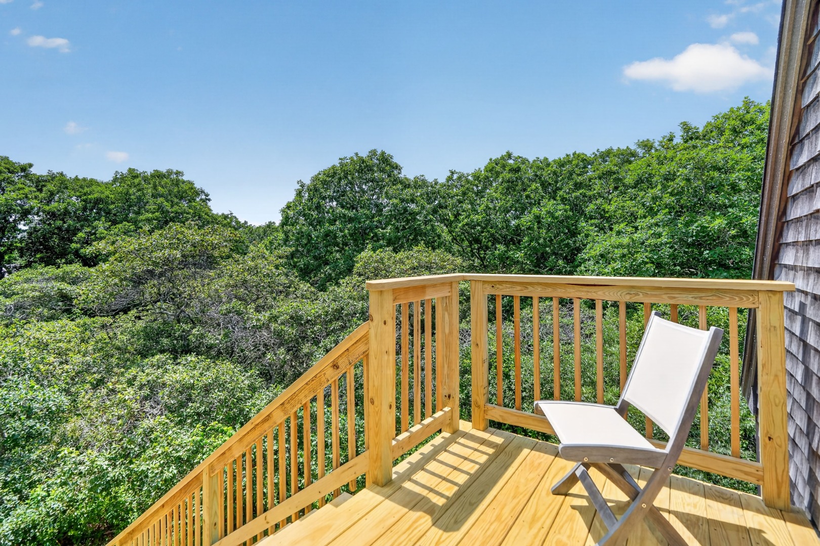 28 Black Point Road Chilmark, MA 02535 - Photo 31 of 56 Entry to the detached bedroom above the garage.