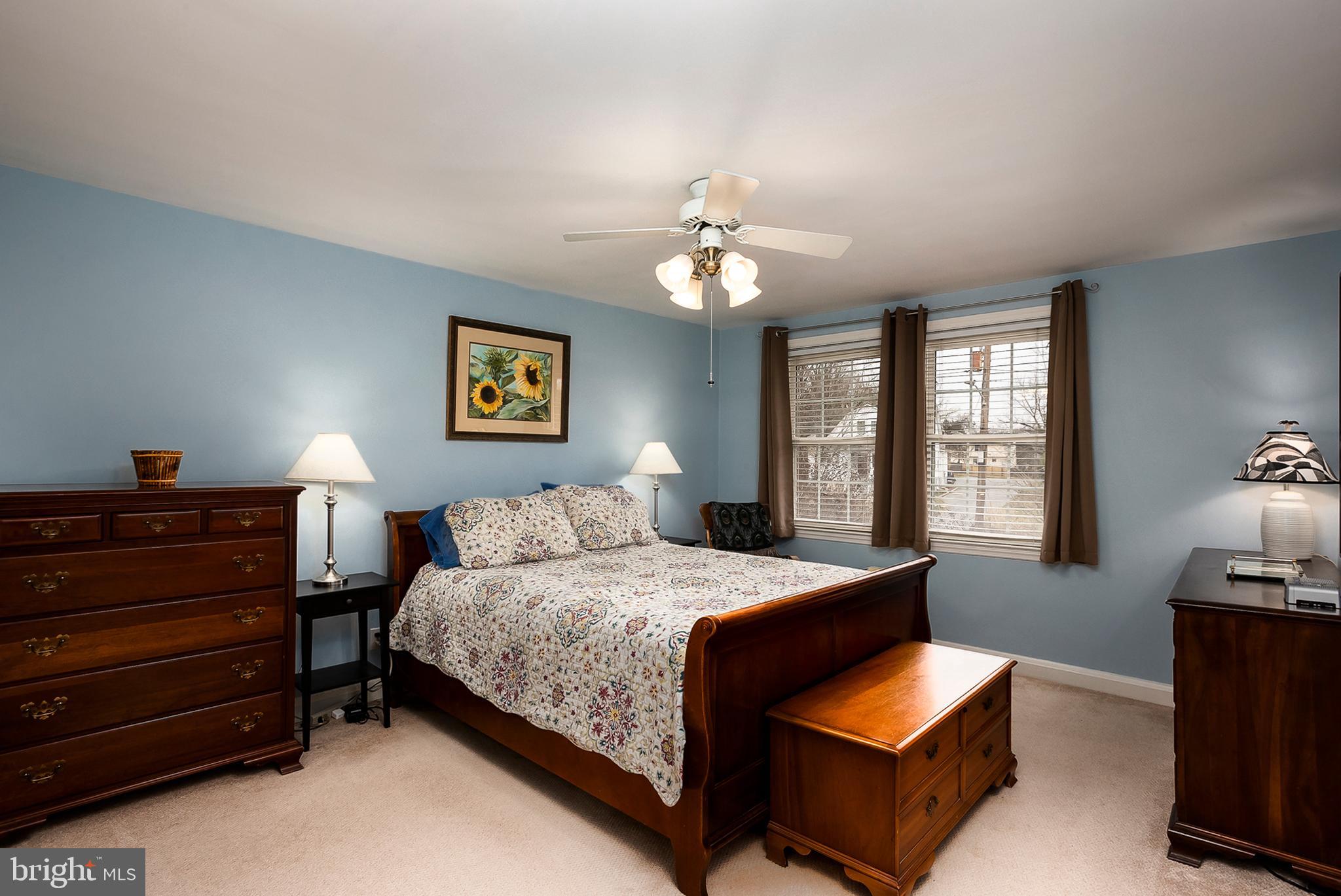 504 Academy Road Catonsville, MD 21228 - Photo 13 of 27 Master bedroom with ceiling fan