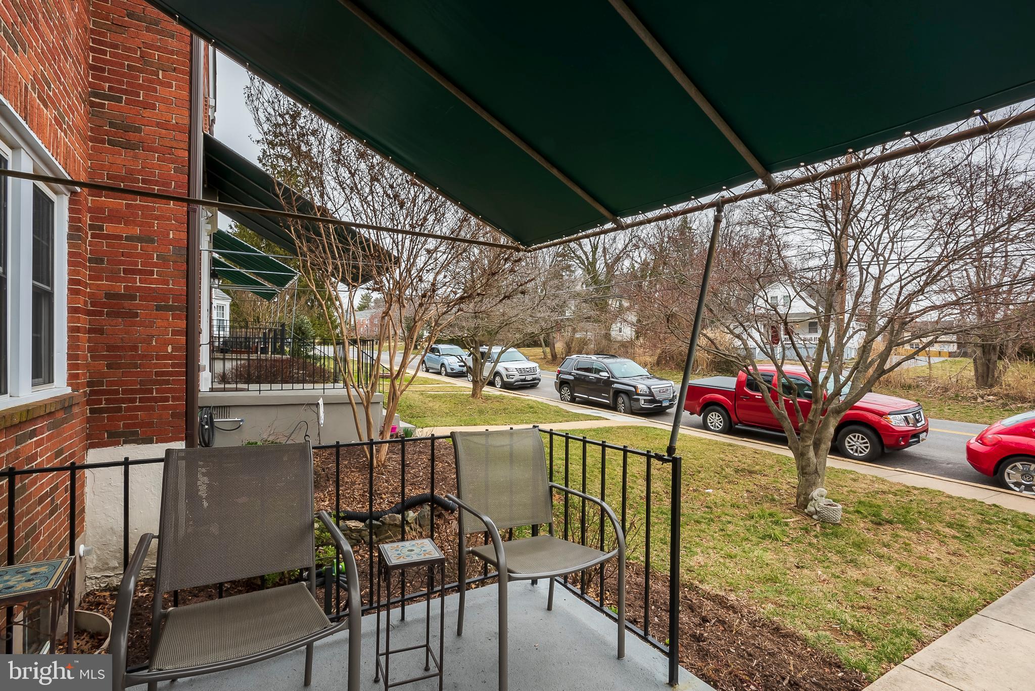 504 Academy Road Catonsville, MD 21228 - Photo 3 of 27 Front porch with all season awning