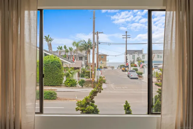 a view of a city from a window