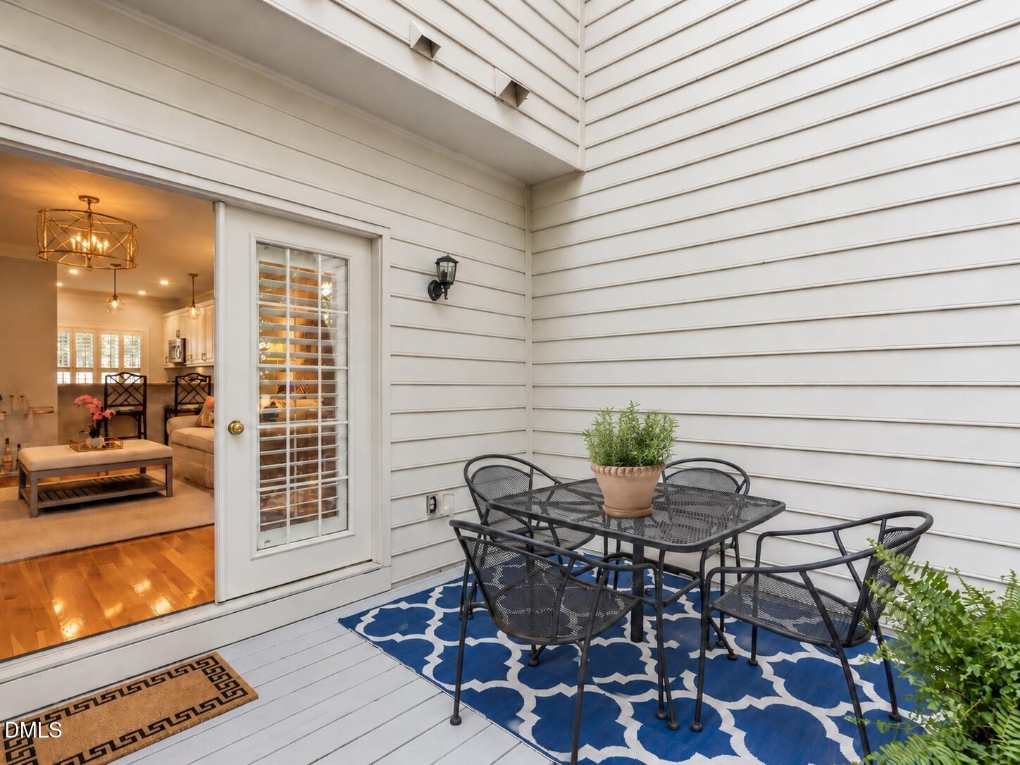 1406 Governors Court Raleigh, NC 27604 - Photo 16 of 18 BACK DECK - potted plant