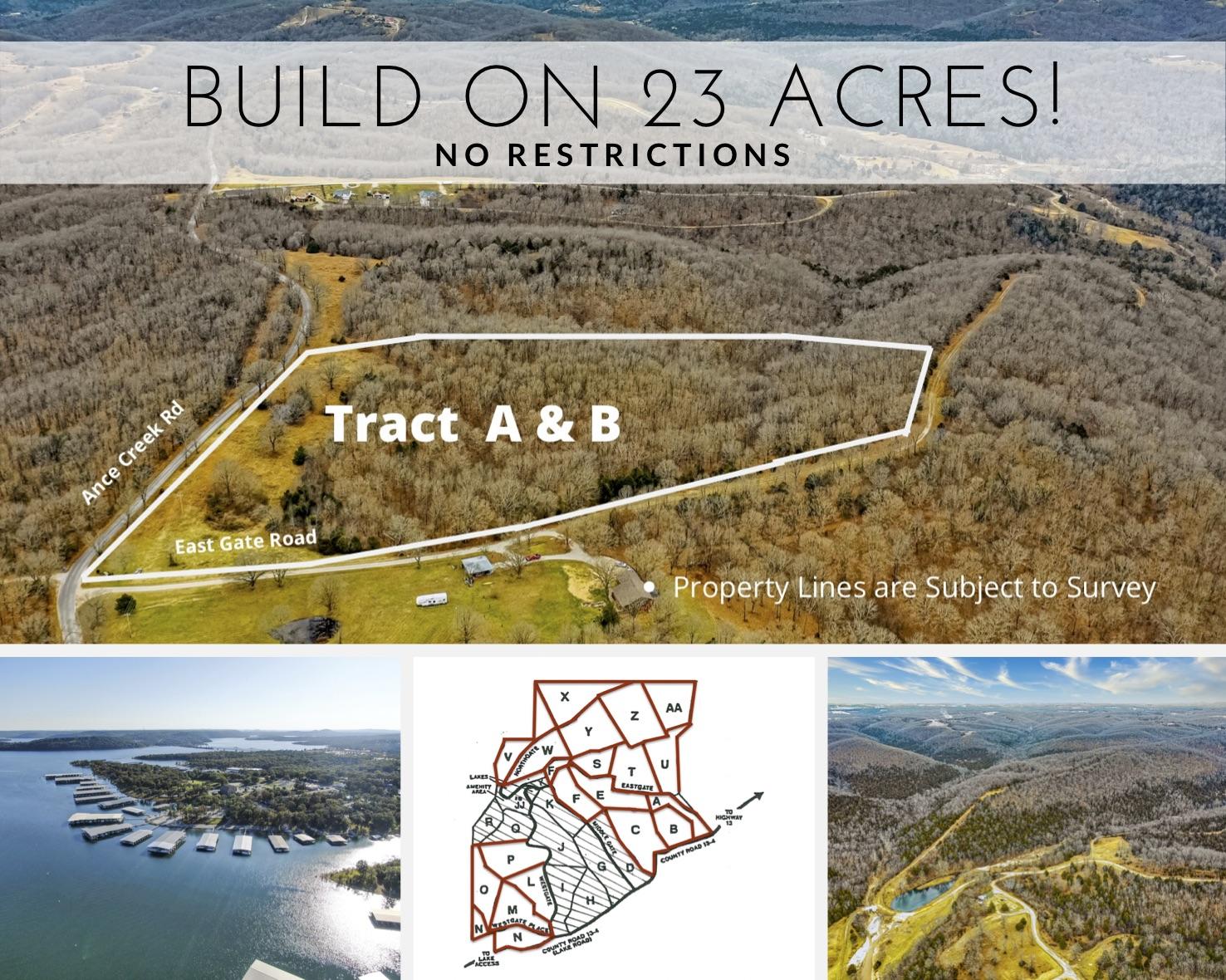 Tract Tract A & B Branson Reeds Spring, MO 65737 - Photo 1 of 1 Table Rock Lake Acreage