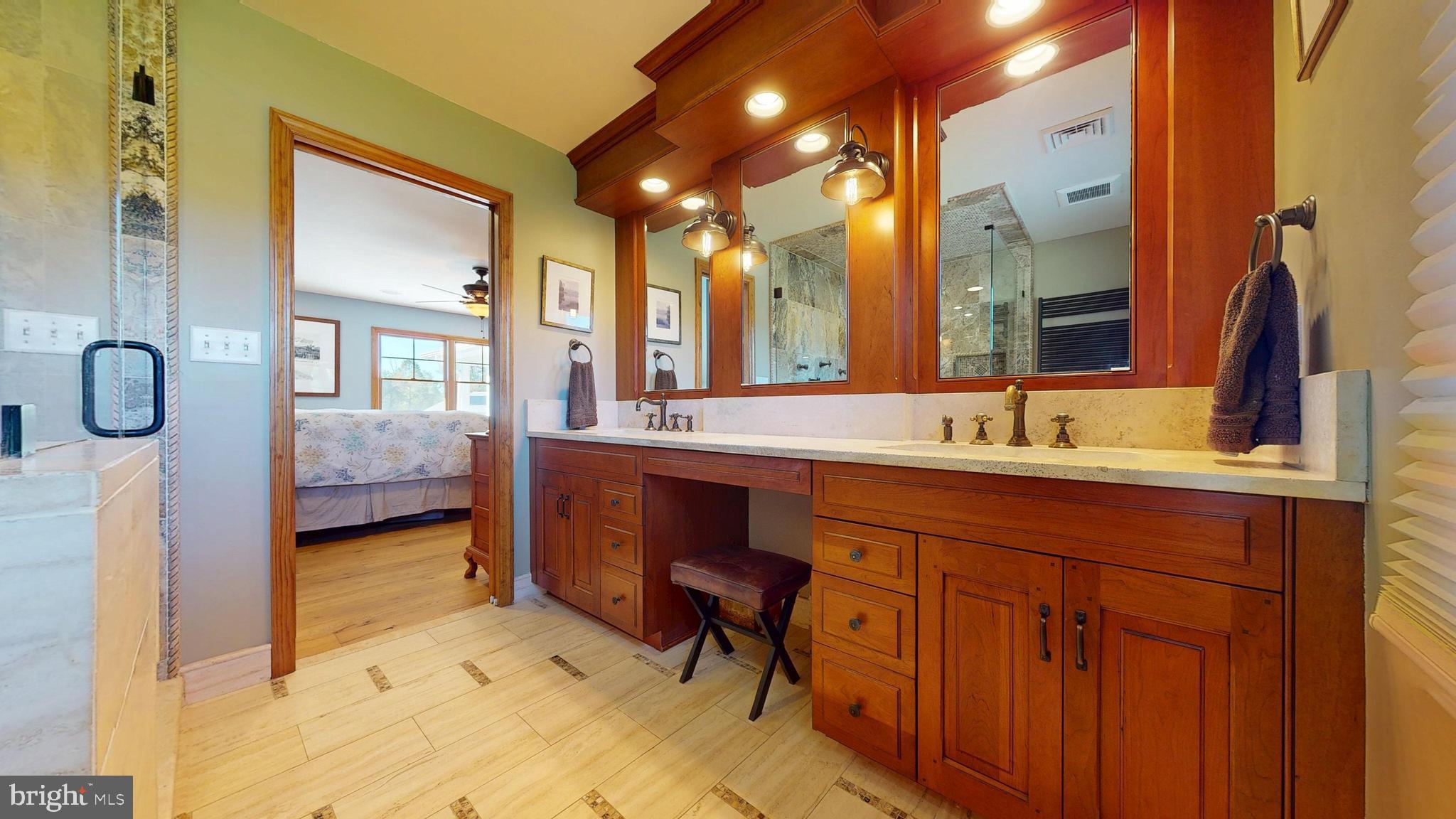 40 Cooper Tomlinson Road Medford, NJ 08055 - Photo 52 of 98 Beautiful Cabinetry in Primary Bathroom