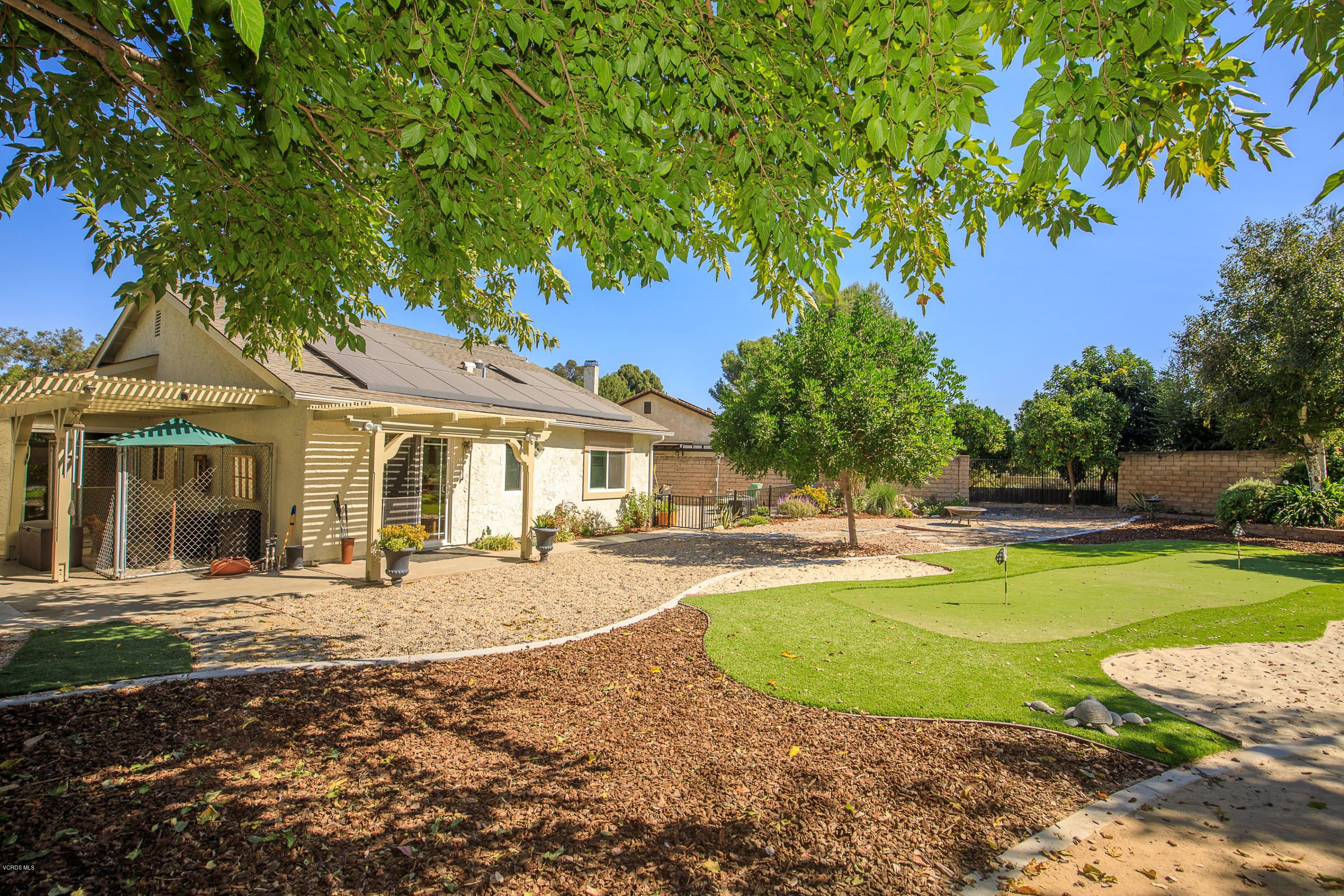 13208 East Quail Summit Road Moorpark, CA 93021 - Photo 21 of 36 a view of a house with swimming pool and sitting area