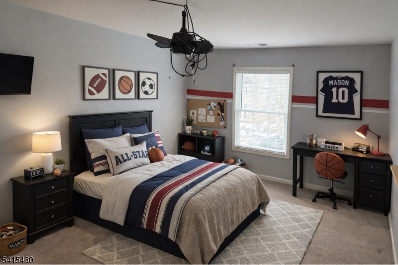 40 Helm's Mill Road Hackettstown, NJ 07840 - Photo 18 of 33 a bedroom with a bed and a window