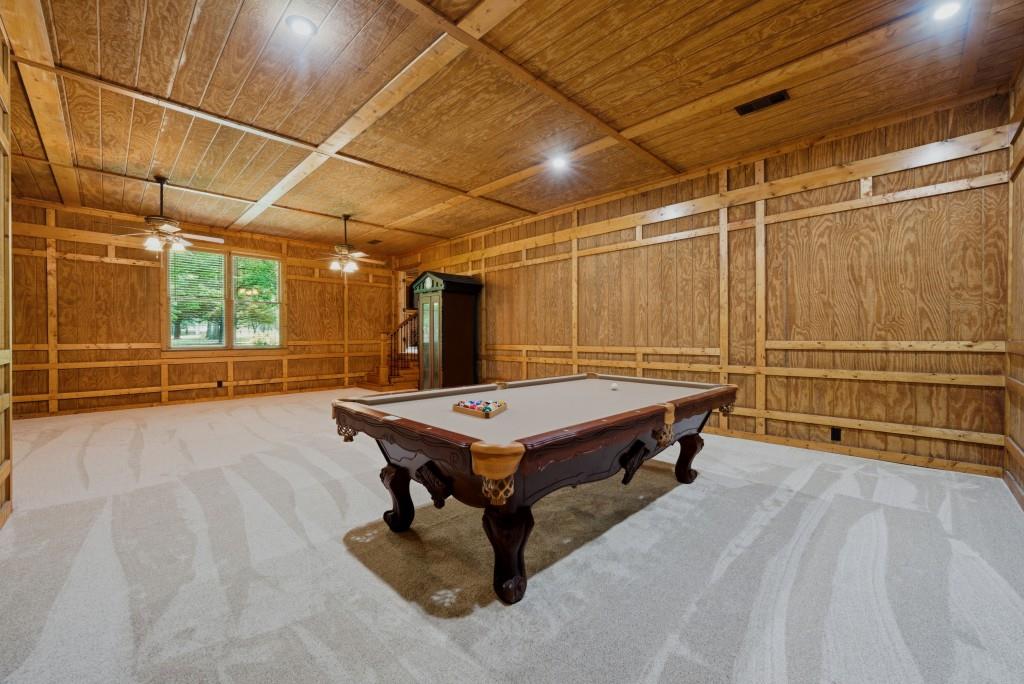 542 Knox Chapel Road Social Circle, GA 30025 - Photo 20 of 52 a room with pool table and wooden floor