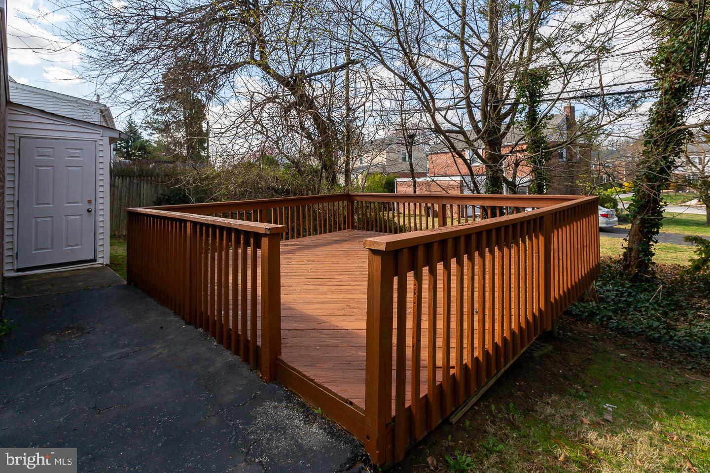 222 Pickwick Road Havertown, PA 19083 - Photo 36 of 39 a view of balcony with wooden floor and fence