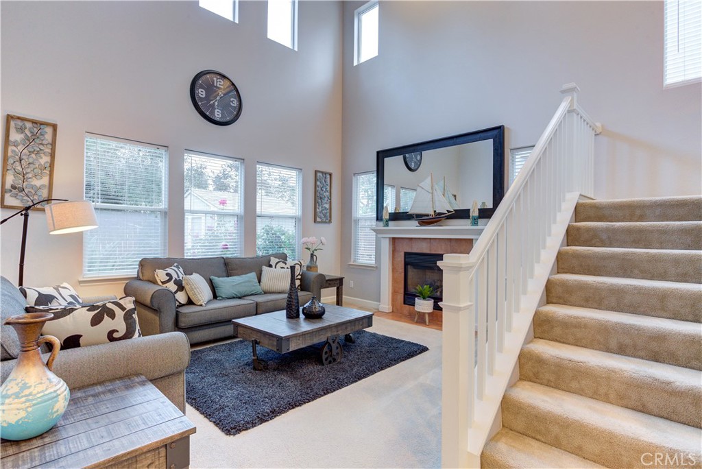 1941 Devaul Ranch Drive San Luis Obispo, CA 93405 - Photo 24 of 58 a living room with furniture and a fireplace