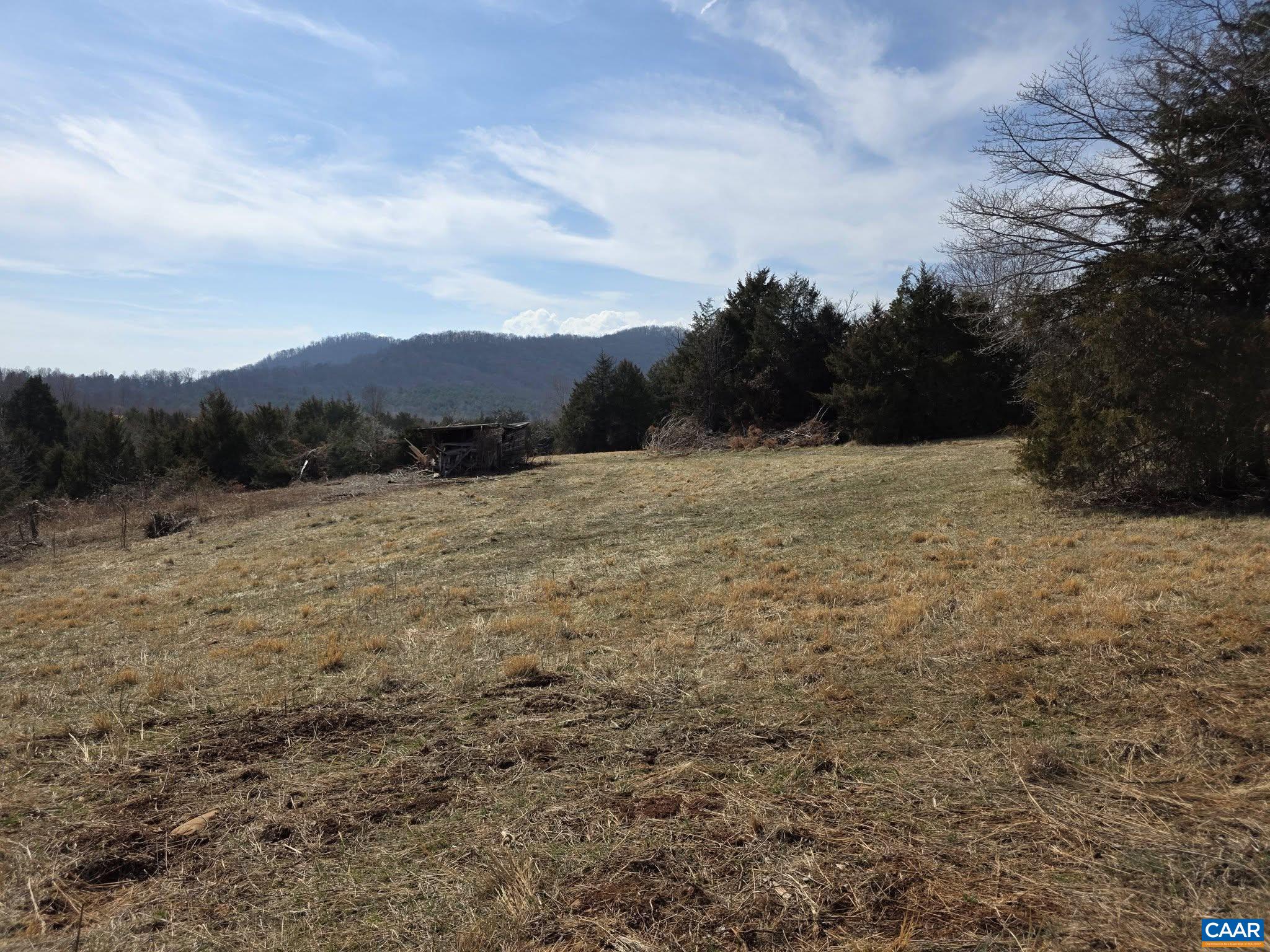 14 Pea Ridge Road Stanardsville, VA 22973 - Photo 7 of 7 a view of dirt field with trees in the background