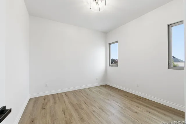 wooden floor in an empty room