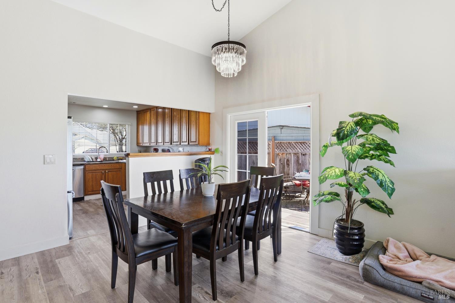 1407 Georgia Court Rohnert Park, CA 94928 - Photo 16 of 36 a view of a dining room with furniture window and wooden floor