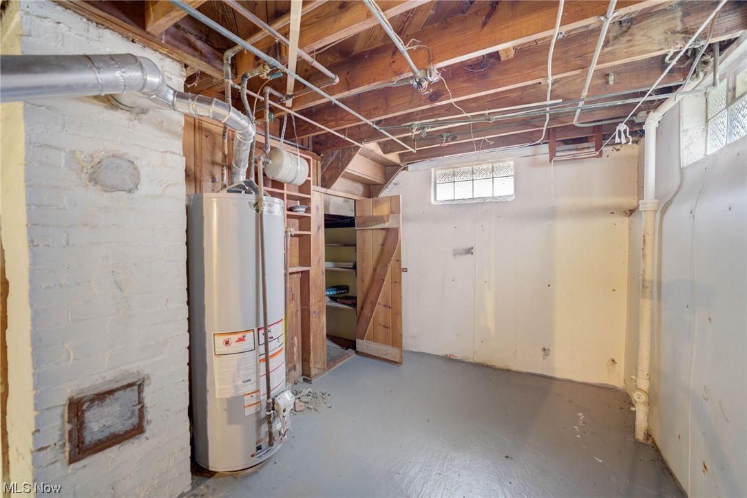 6106 Dunham Road Maple Heights, OH 44137 - Photo 21 of 23 Basement featuring gas water heater