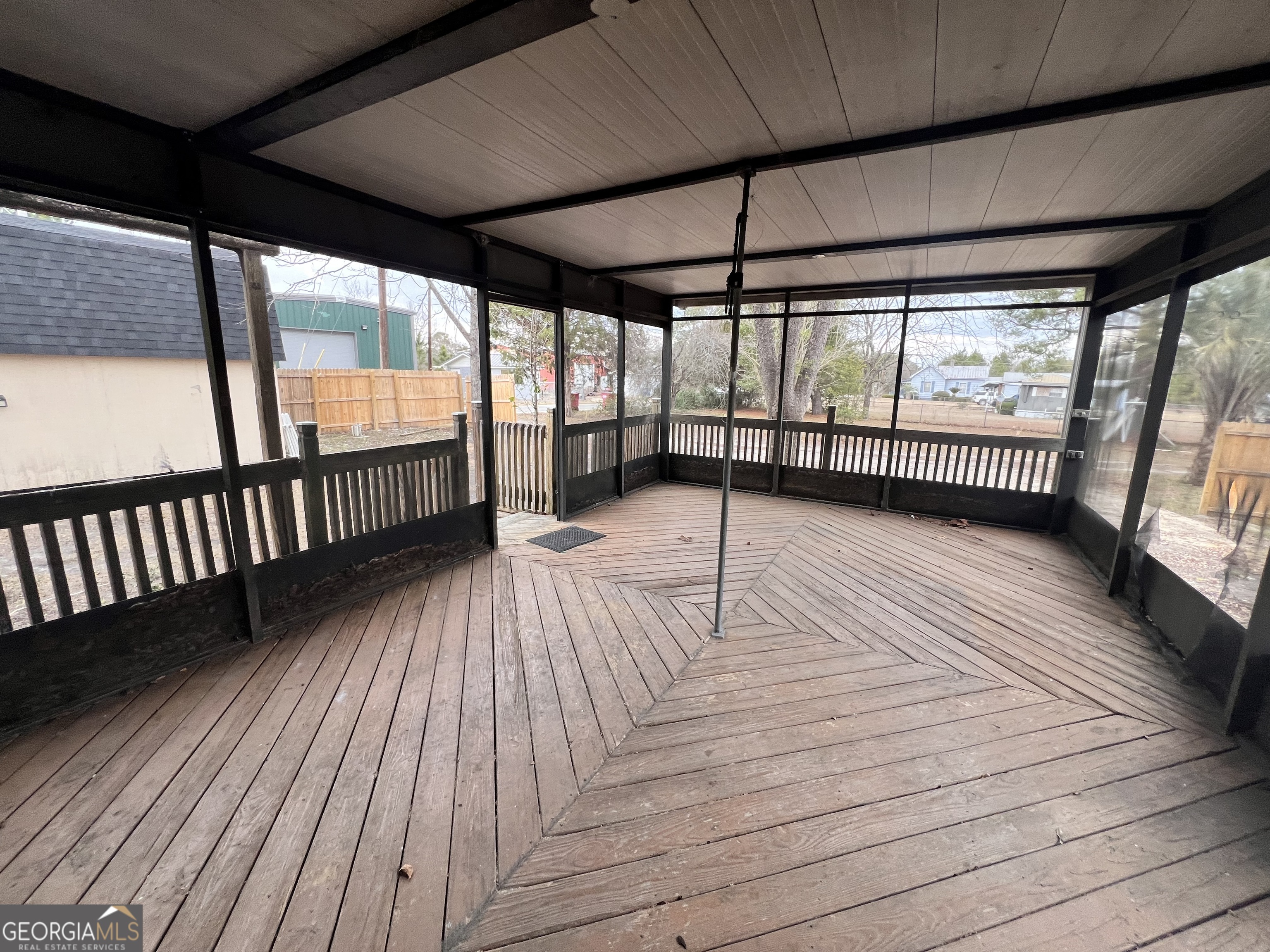 3 9th Street McRae-Helena, GA 31037 - Photo 19 of 19 a view of a balcony with wooden floor