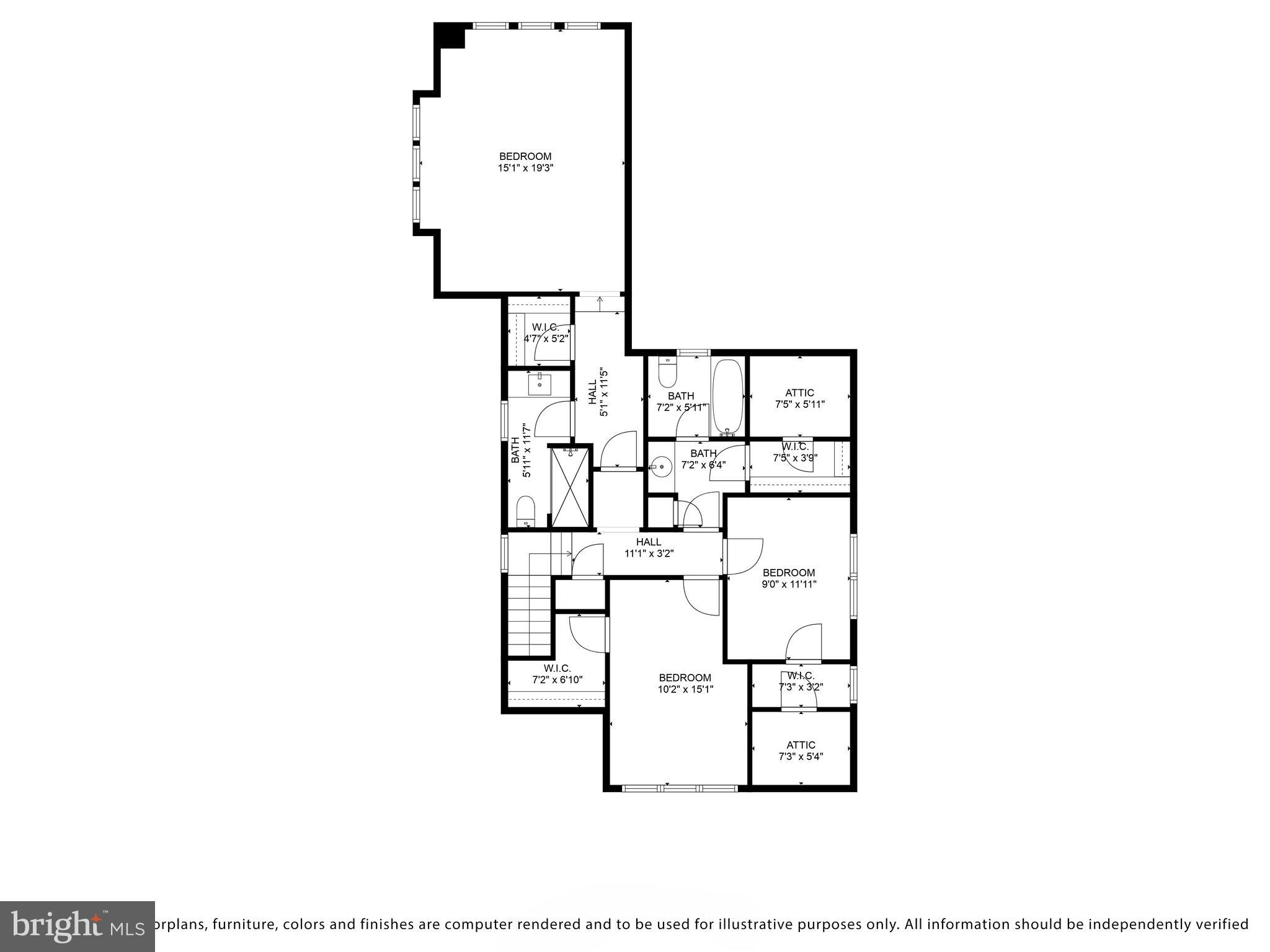 3356 Point Of Rocks Road Jefferson, MD 21755 - Photo 93 of 94 Upper Level Floorplan