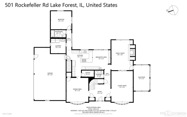$1,599,000 | 501 Rockefeller Road, Lake Forest, IL 60045