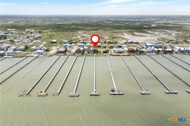 a view of an ocean and beach