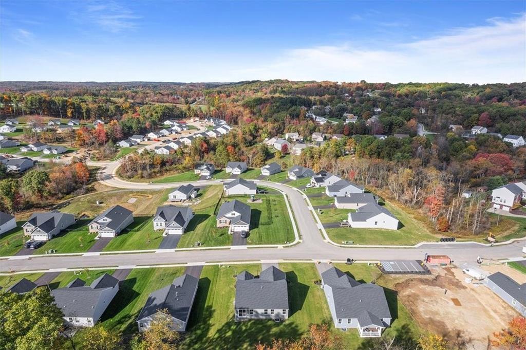 851 Ashley Road Gibsonia, PA 15044 - Photo 48 of 50 an aerial view of a residential houses with outdoor space and street view