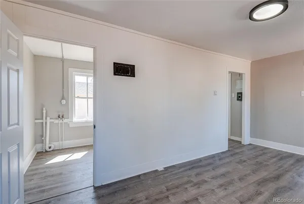 a view of empty room