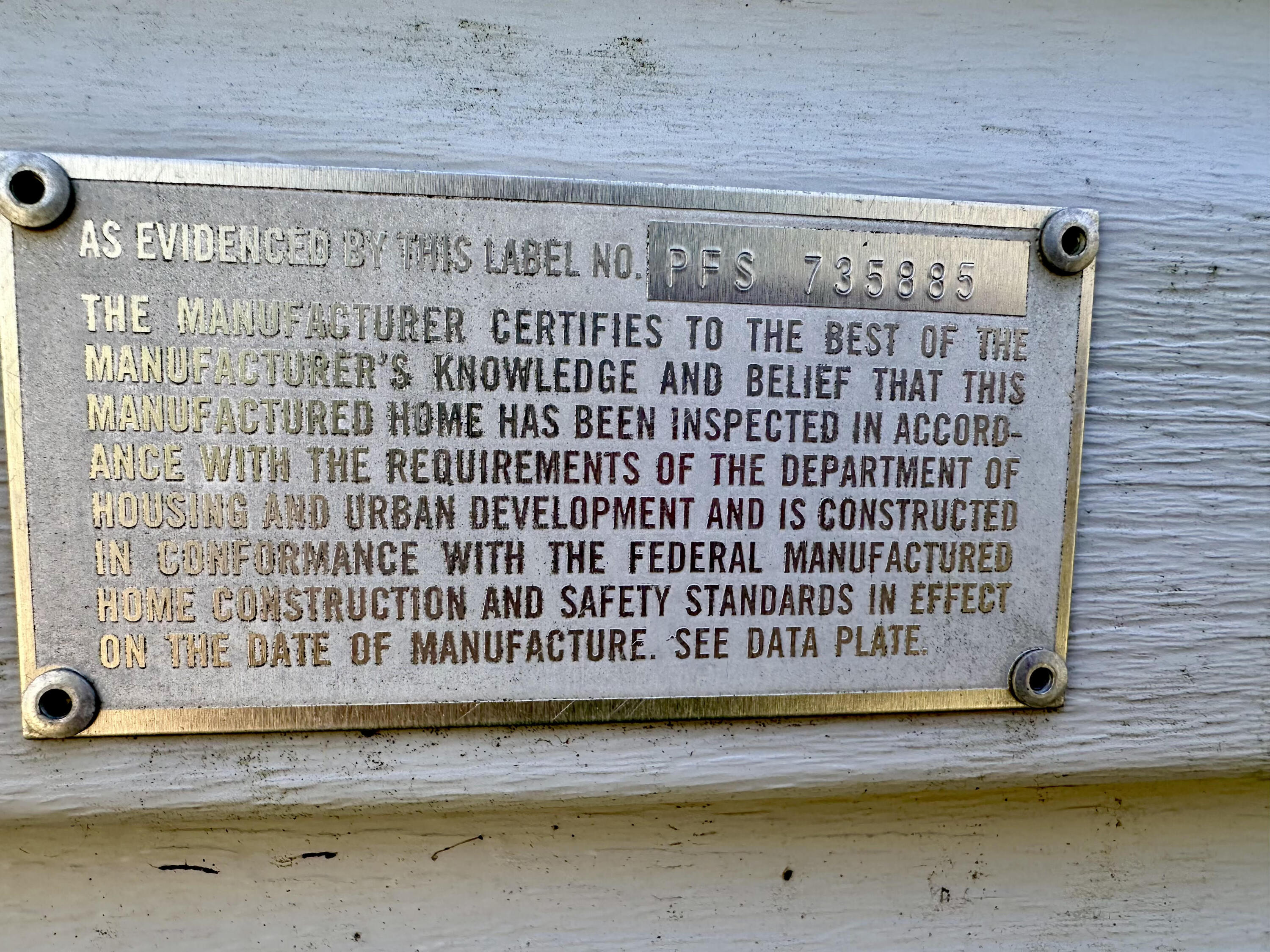 10 Bush Road Clinton, ME 04927 - Photo 12 of 18 HUD Plate