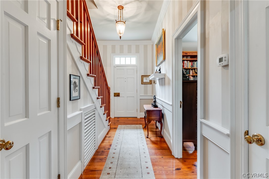 1290 Johns Road Carson, VA 23830 - Photo 4 of 48 a view of entryway and hall with wooden floor