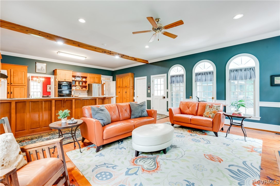 1290 Johns Road Carson, VA 23830 - Photo 6 of 48 a living room with furniture and a large window