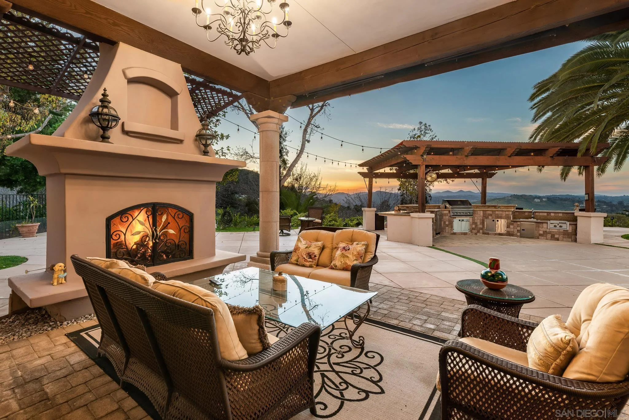 14160 Augusta Court Poway, CA 92064 - Photo 21 of 26 a living room with furniture and a fireplace