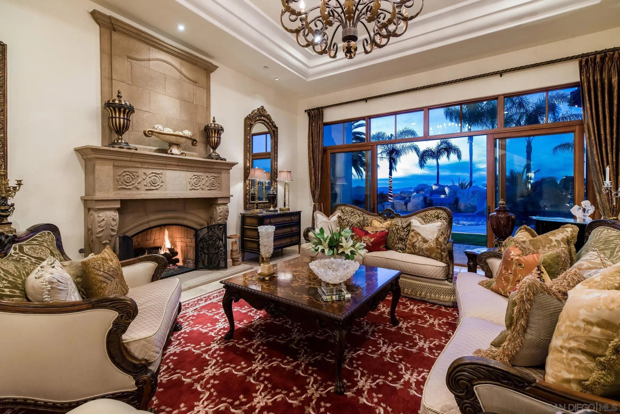 14160 Augusta Court Poway, CA 92064 - Photo 9 of 26 a living room with furniture and a fireplace