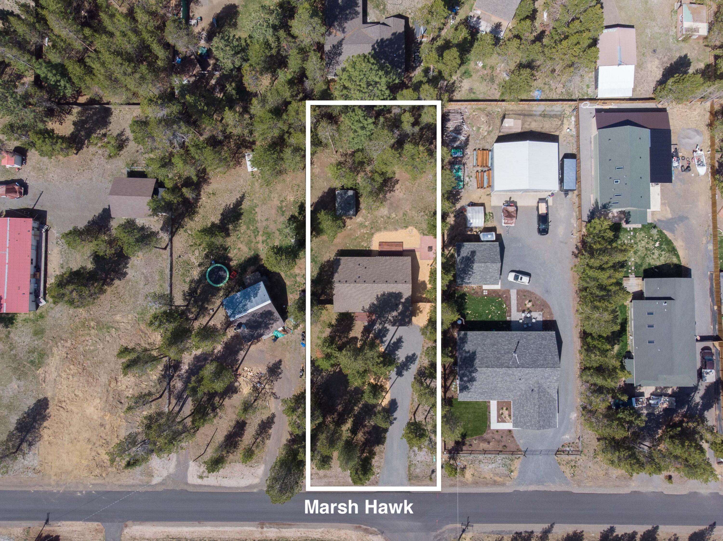 56243 Marsh Hawk Road Bend, OR 97707 - Photo 30 of 34 Ariel #1 PROPERTY OUTLINE