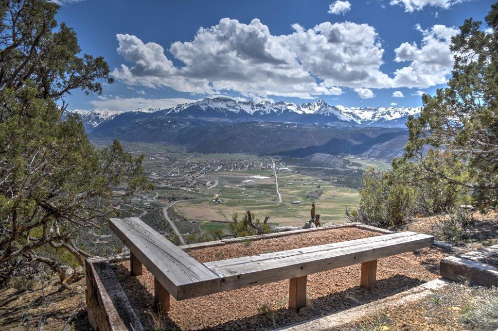 802 Pine Drive Ridgway, CO 81432 - Photo 8 of 10 a view of a yard with a bench
