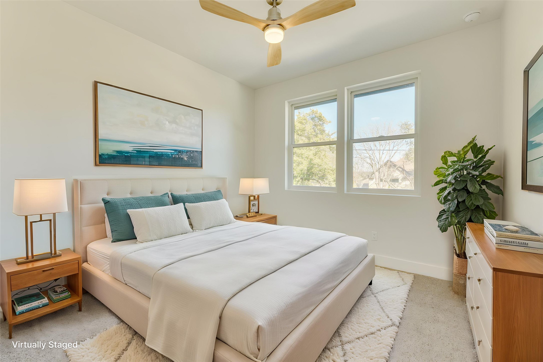 3014 Brass Buttons Trail Austin, TX 78734 - Photo 25 of 35 Virtually staged photo of Bedroom #3.