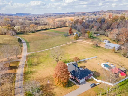 a view of swimming pool with an ocean view