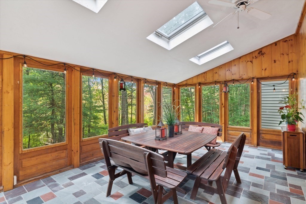 10 Fieldstone Way Boxford, MA 01921 - Photo 16 of 42 a view of a dining room with furniture window and wooden floor